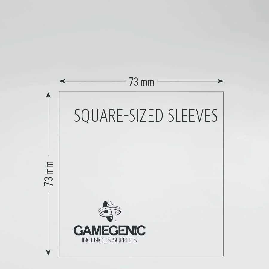 Gamegenic Board Game Sleeves Square Clear (50 ct.)