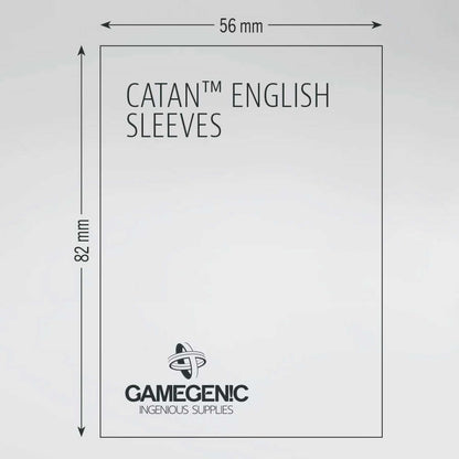 Gamegenic Board Game Sleeves CATAN English Clear (60 ct.)