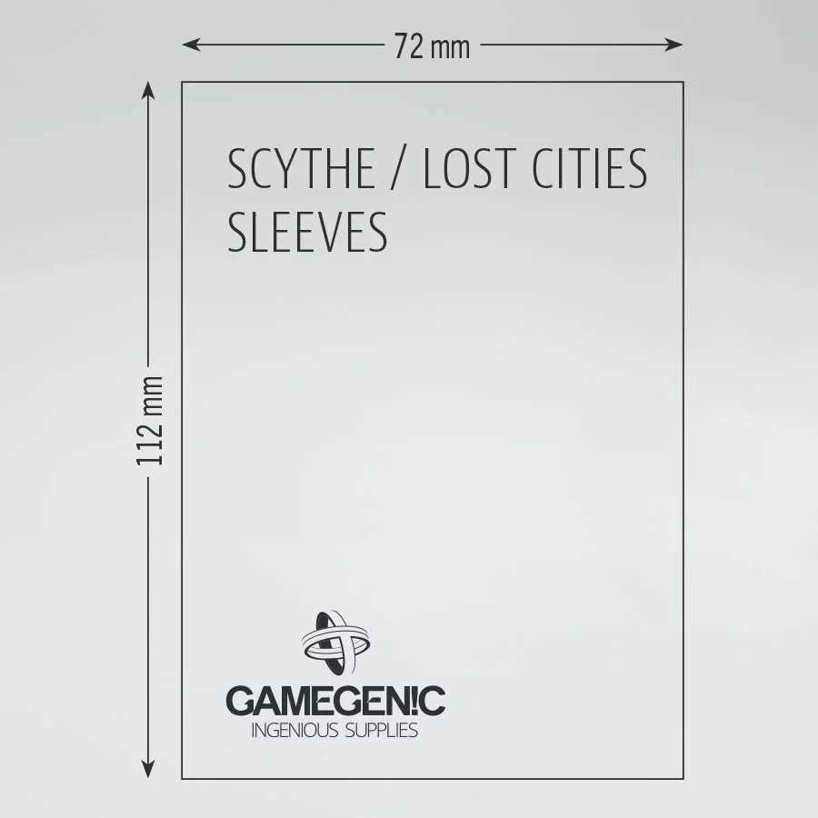 Gamegenic Board Game Sleeves Scythe Clear (60 ct.)