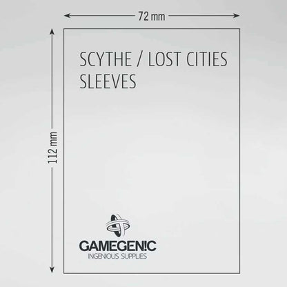 Gamegenic Board Game Sleeves Scythe Clear (60 ct.)