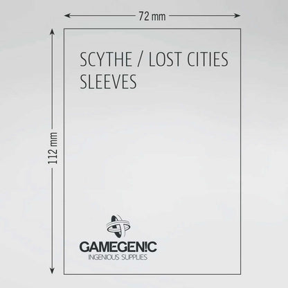 Gamegenic Board Game Sleeves Scythe Clear Matte (60 ct.)