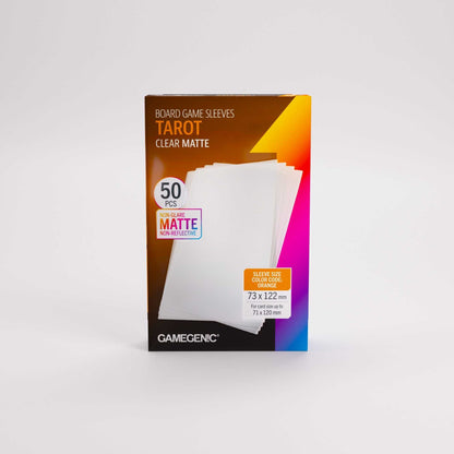 Gamegenic Board Game Sleeves Tarot Clear Matte (50 ct.)