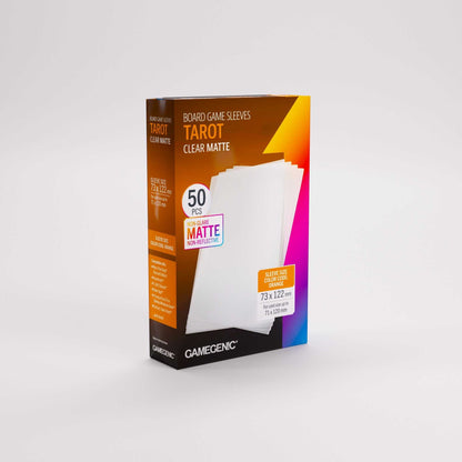 Gamegenic Board Game Sleeves Tarot Clear Matte (50 ct.)