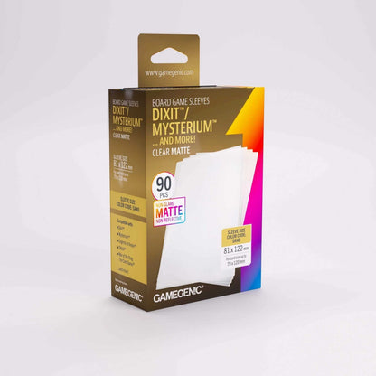 Gamegenic Board Game Sleeves Dixit Clear Matte (90 ct.)
