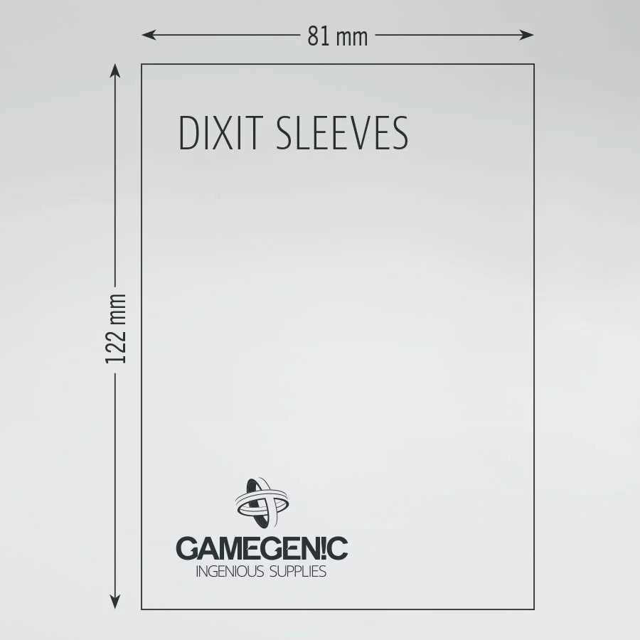 Gamegenic Board Game Sleeves Dixit Clear Matte (90 ct.)
