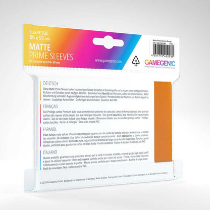 Gamegenic Matte Prime Sleeves Orange (100)