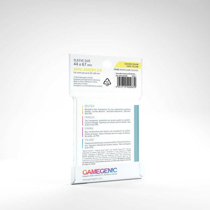 Gamegenic PRIME Mini American-Sized Sleeves 44 x 67 mm, 50 Pack