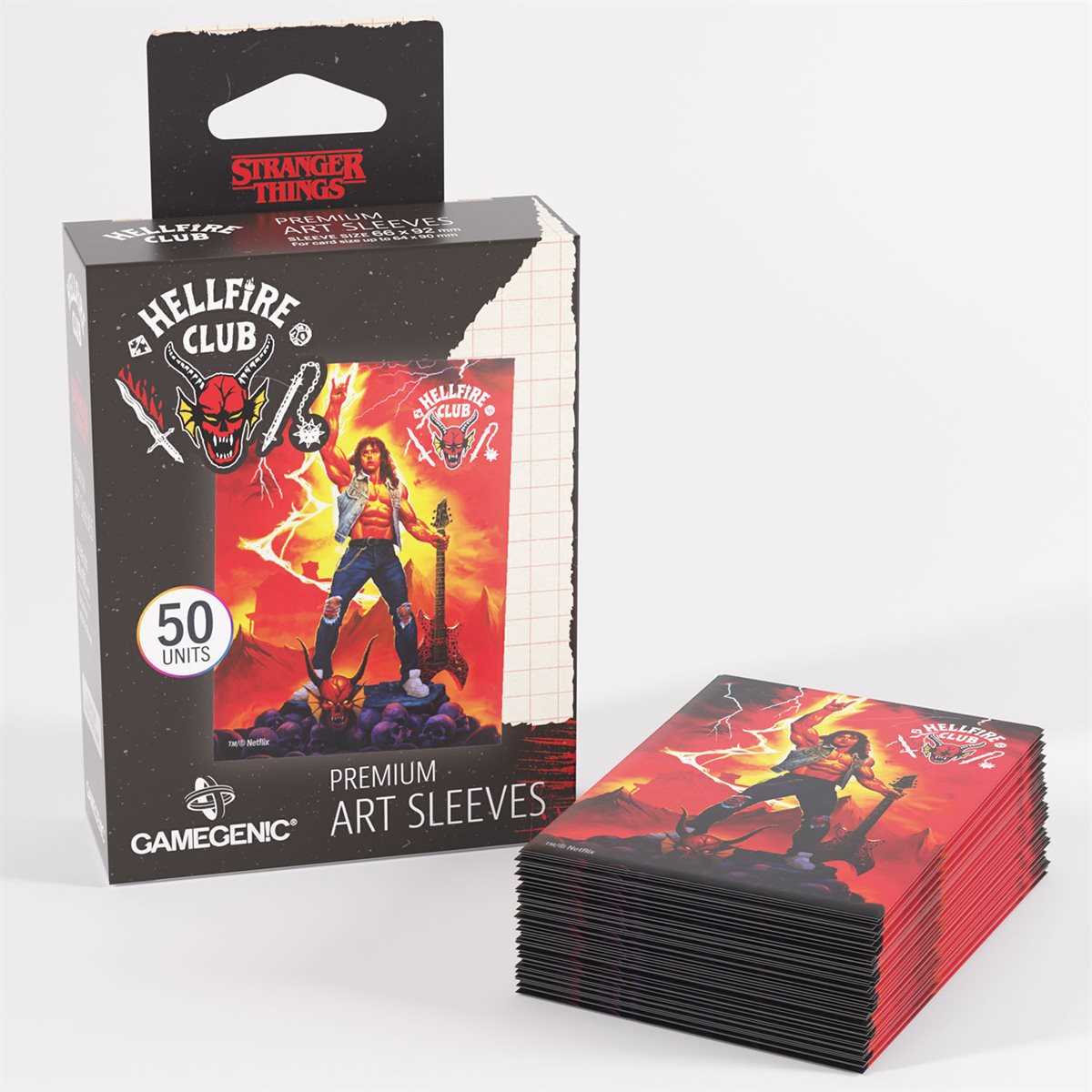 Gamegenic Stranger Things Hellfire Club Art Sleeves Eddie Munson