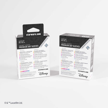 Gamegenic Star Wars: Unlimited Premium Art Sleeves – Card Back White