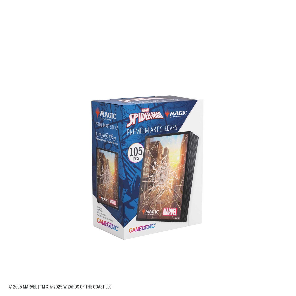 Gamegenic Magic: The Gathering Marvel's Spider-Man Premium Art Sleeves – Spider-Man Plains