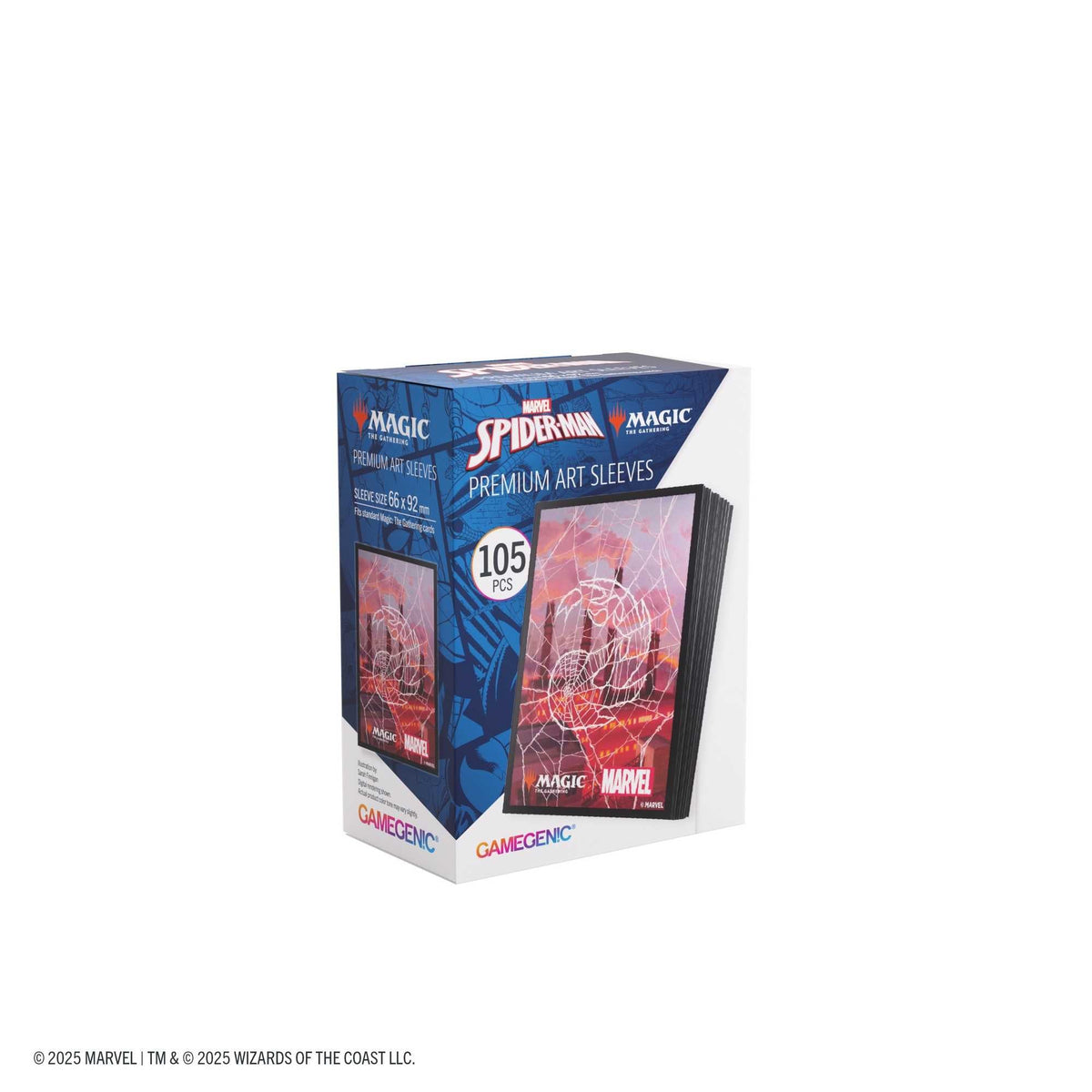 Gamegenic Magic: The Gathering Marvel's Spider-Man Premium Art Sleeves – Spider-Man Mountain