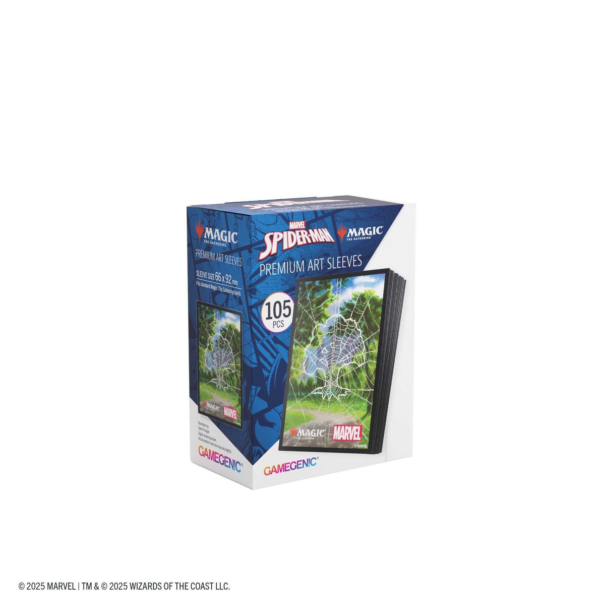 Gamegenic Magic: The Gathering Marvel's Spider-Man Premium Art Sleeves – Spider-Man Forest
