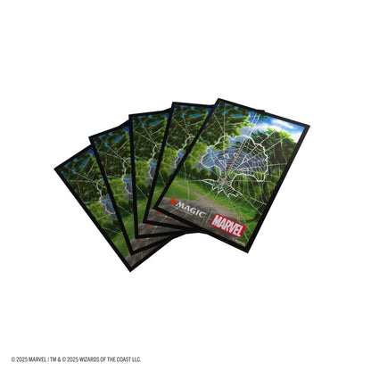 Gamegenic Magic: The Gathering Marvel's Spider-Man Premium Art Sleeves – Spider-Man Forest
