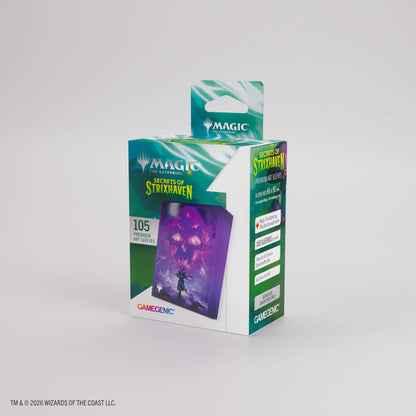Gamegenic Magic: The Gathering Secrets of Strixhaven Premium Art Sleeves – Mana 3