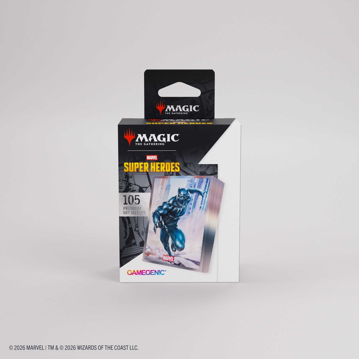 Gamegenic Magic: The Gathering Marvel Super Heroes Premium Art Sleeves – Black Panther