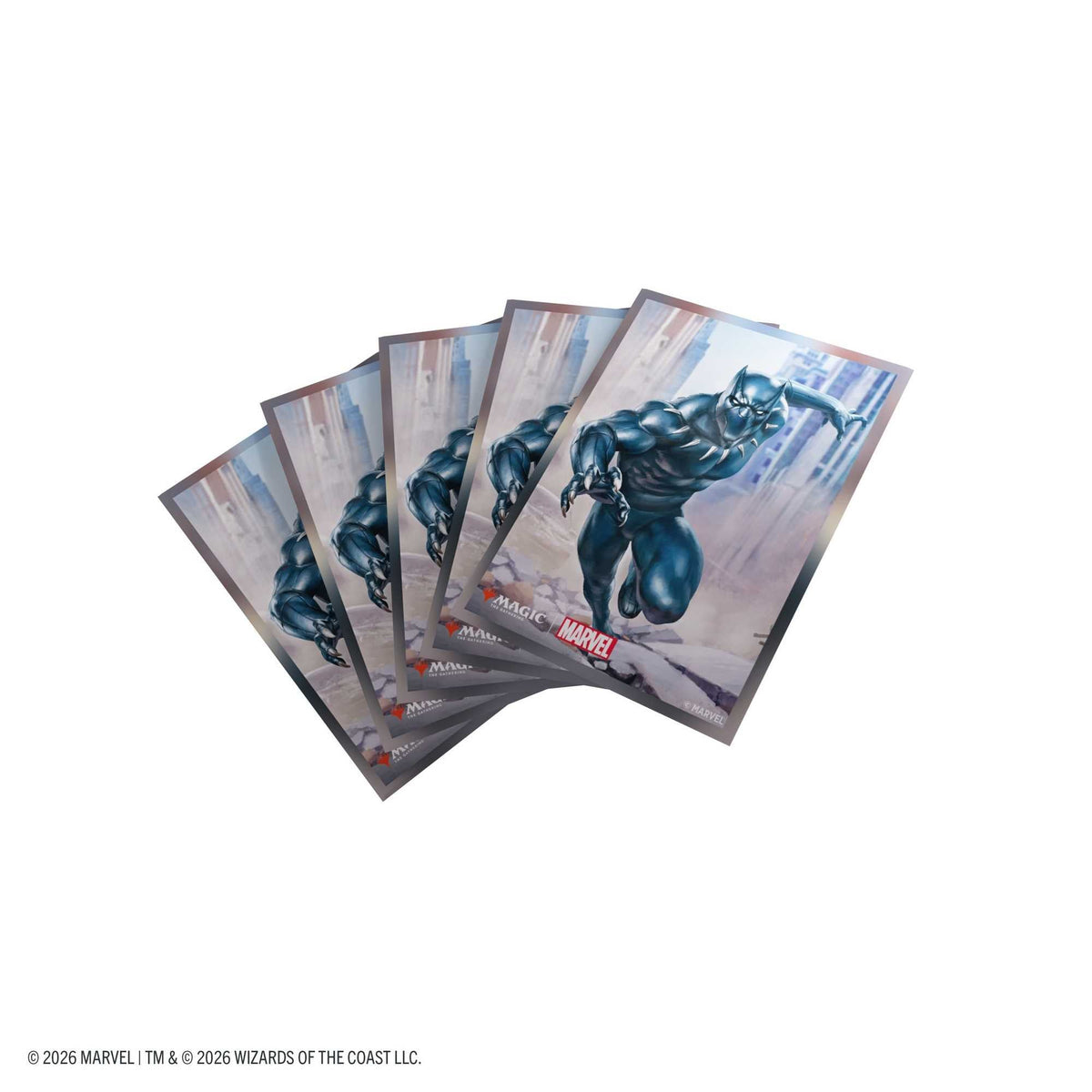 Gamegenic Magic: The Gathering Marvel Super Heroes Premium Art Sleeves – Black Panther
