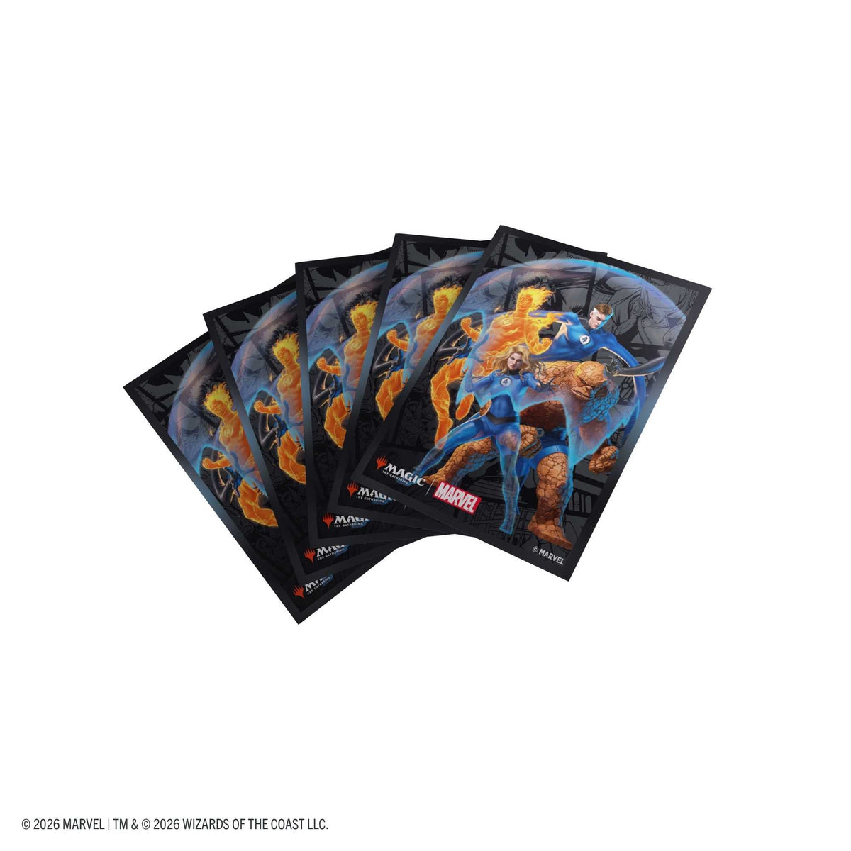 Gamegenic Magic: The Gathering Marvel Super Heroes Premium Art Sleeves – The Fantastic Four