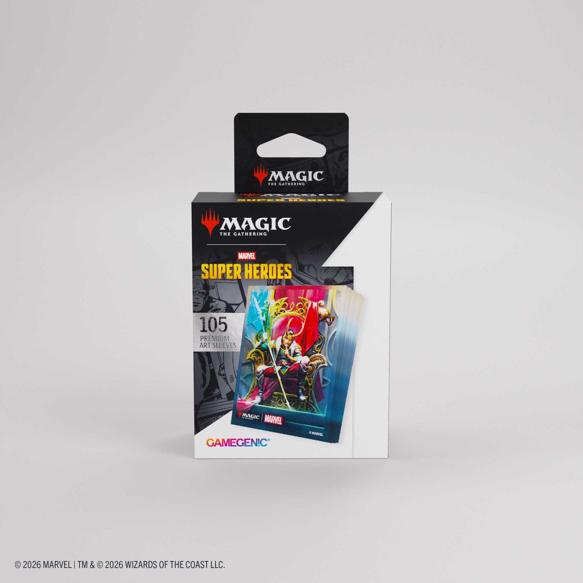 Gamegenic Magic: The Gathering Marvel Super Heroes Premium Art Sleeves - Loki/Doctor Doom