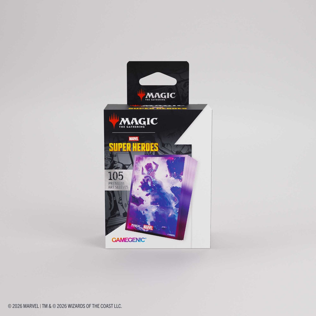 Gamegenic Magic: The Gathering Marvel Super Heroes Premium Art Sleeves – Galactus Token