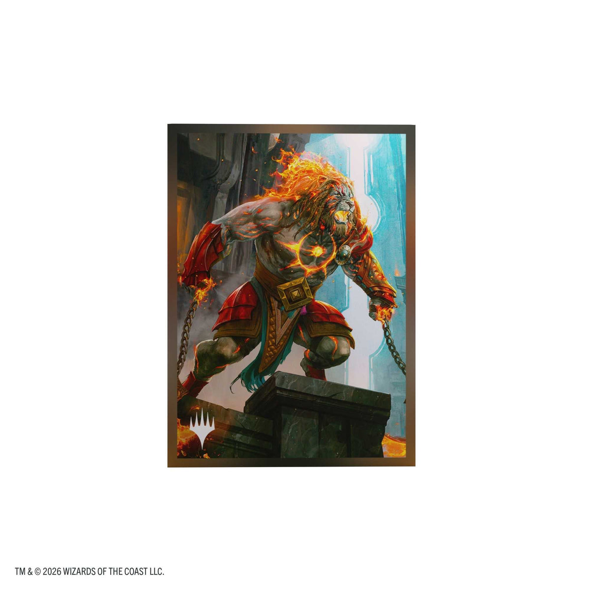 Gamegenic Magic: The Gathering Reality Fracture Premium Art Sleeves – Ajani, Path of Vengeance