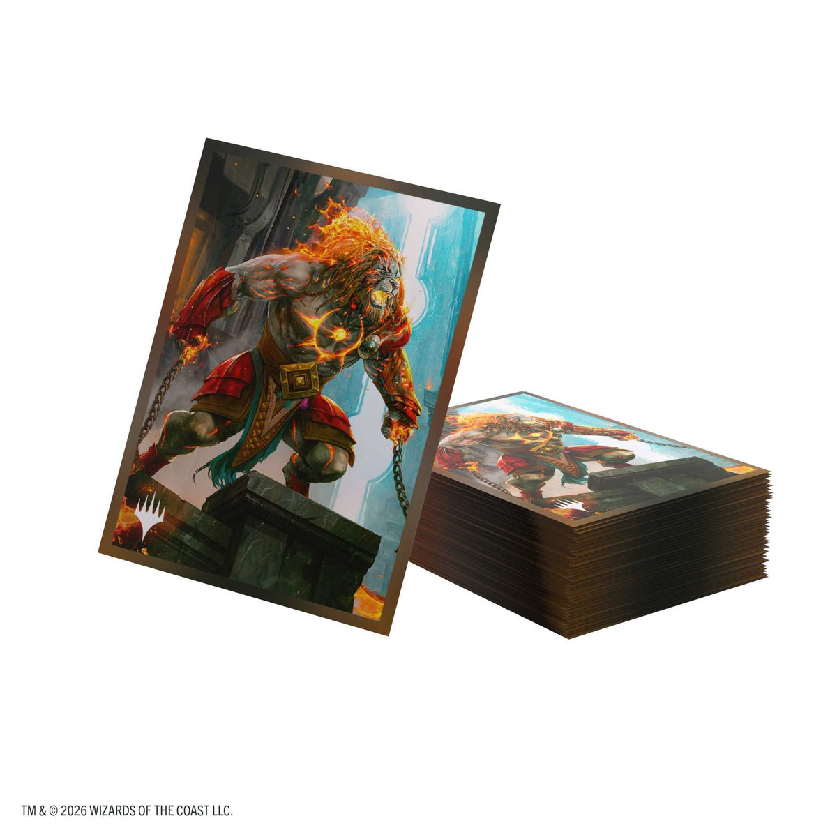 Gamegenic Magic: The Gathering Reality Fracture Premium Art Sleeves – Ajani, Path of Vengeance