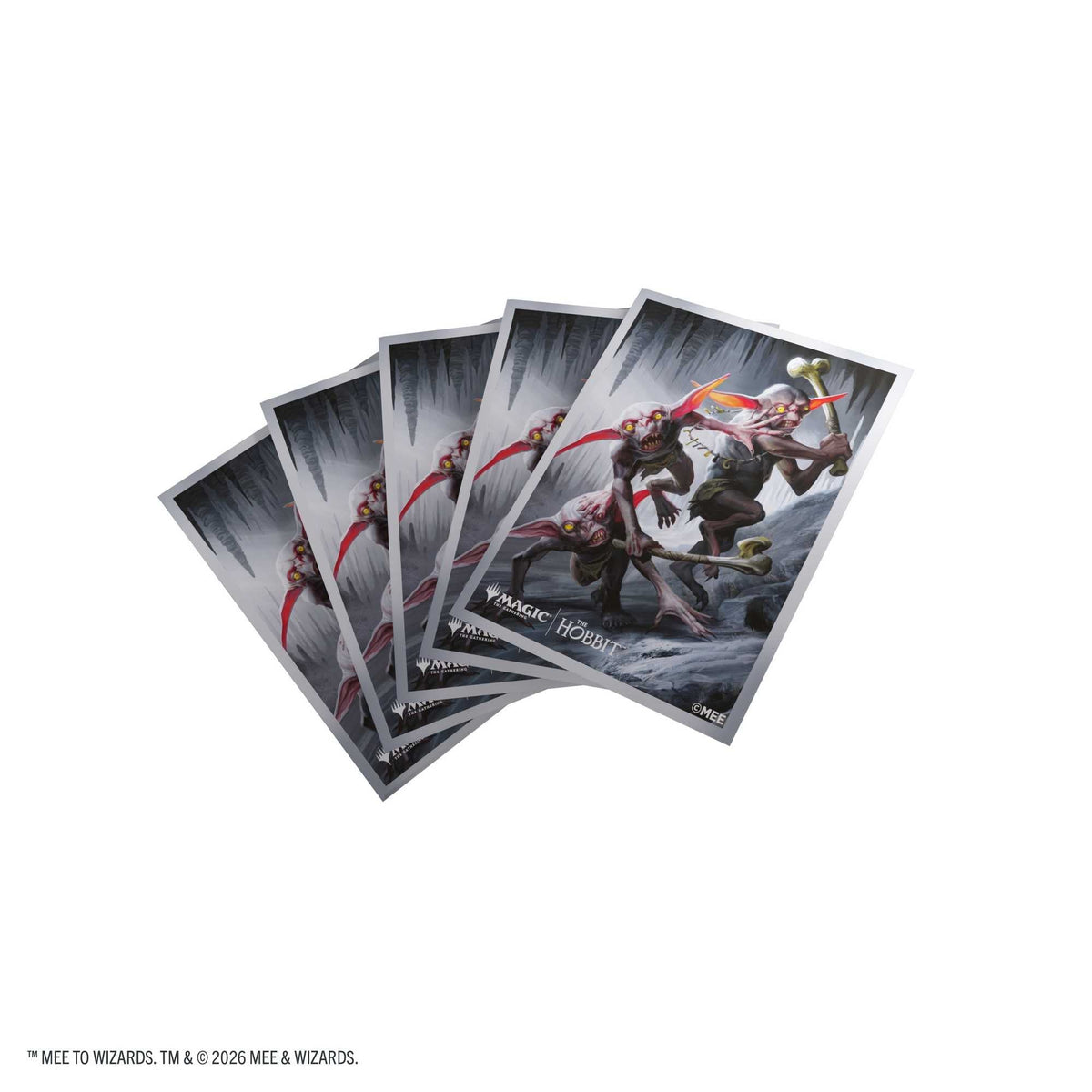 Gamegenic Magic: The Gathering The Hobbit Premium Art Sleeves – Goblin Army Token