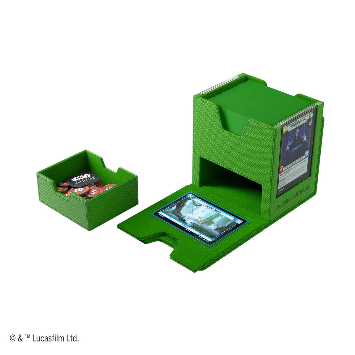 Gamegenic Star Wars: Unlimited Twin Suns Deck Pod – Green