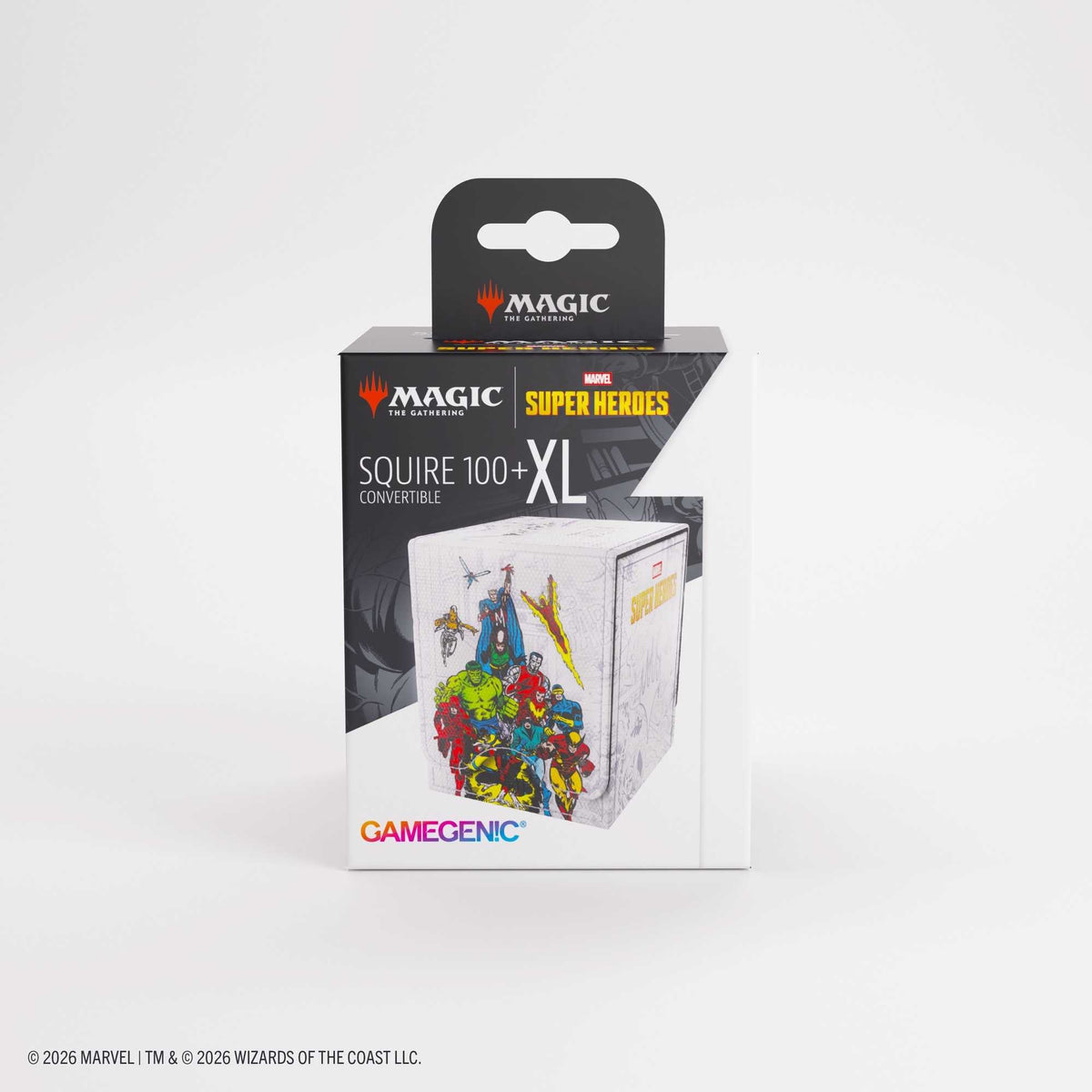 Gamegenic Magic: The Gathering Marvel Super Heroes Squire 100+ XL Deck Box – Marvel Age