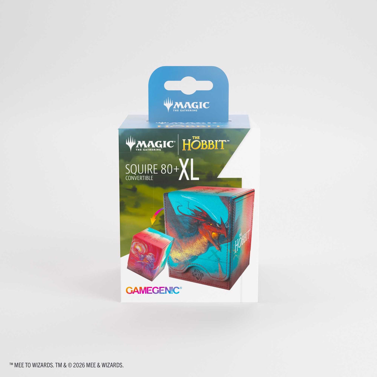 Gamegenic Magic: The Gathering The Hobbit Squire 80+ XL Deck Box – The Arkenstone/Smaug, Worm of Dread