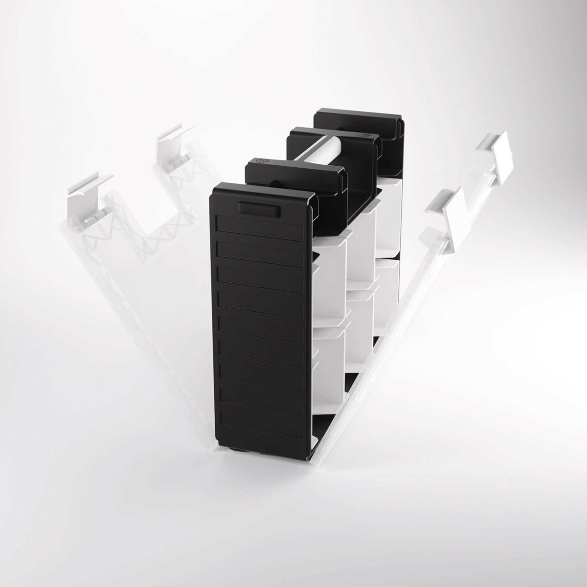 Gamegenic Game Castle Black/White/Clear
