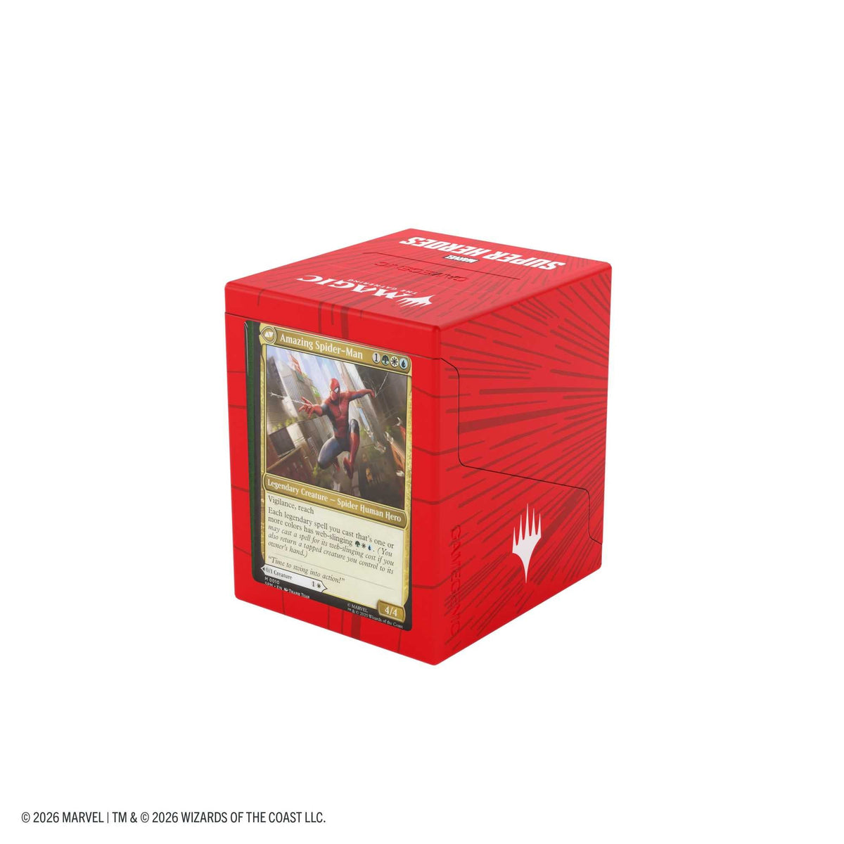 Gamegenic Magic: The Gathering Marvel Super Heroes Bastion 100+ XL – Comic Burst Red