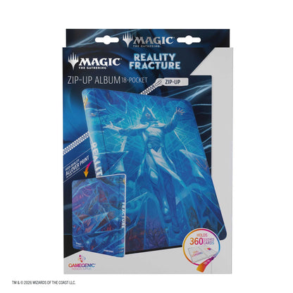 Gamegenic Magic: The Gathering Reality Fracture Zip-Up Album 18-Pocket – Overwrite the Multiverse