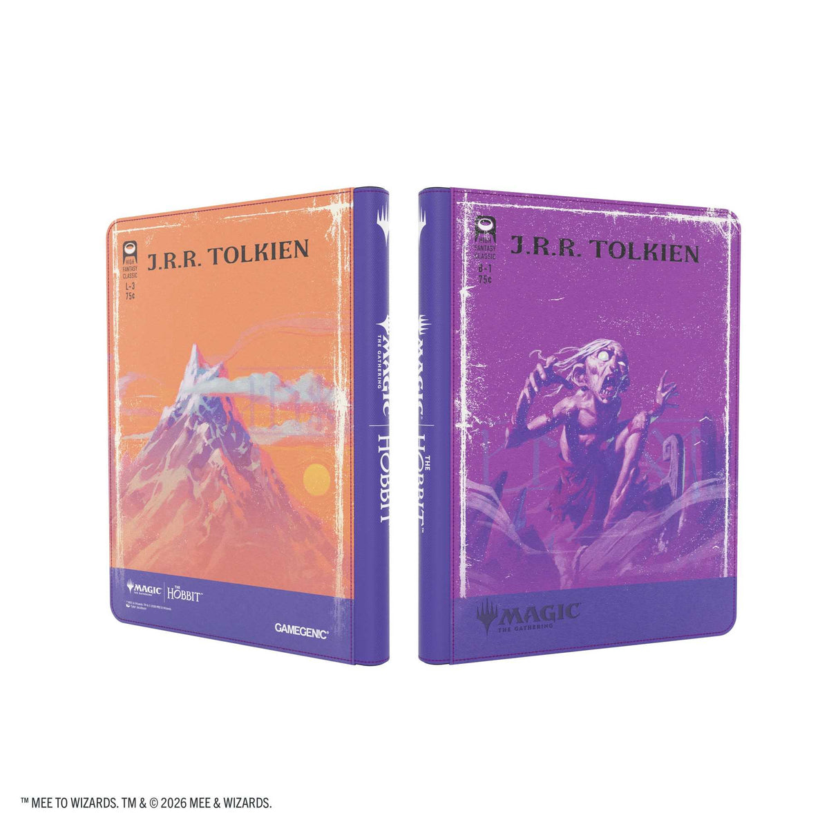 Gamegenic Magic: The Gathering The Hobbit Zip-Up Album 18-Pocket – Gollum, Riddle Master/The Lonely Mountain