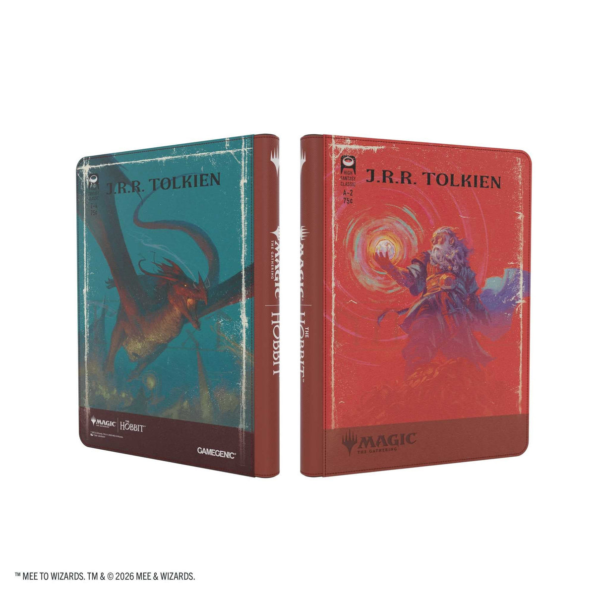 Gamegenic Magic: The Gathering The Hobbit Zip-Up Album 18-Pocket – The Arkenstone/Smaug, Worm of Dread