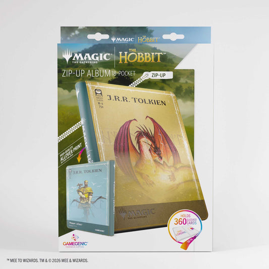 Gamegenic Magic: The Gathering The Hobbit Zip-Up Album 18-Pocket – Gleaming Splendor/The King of Dale