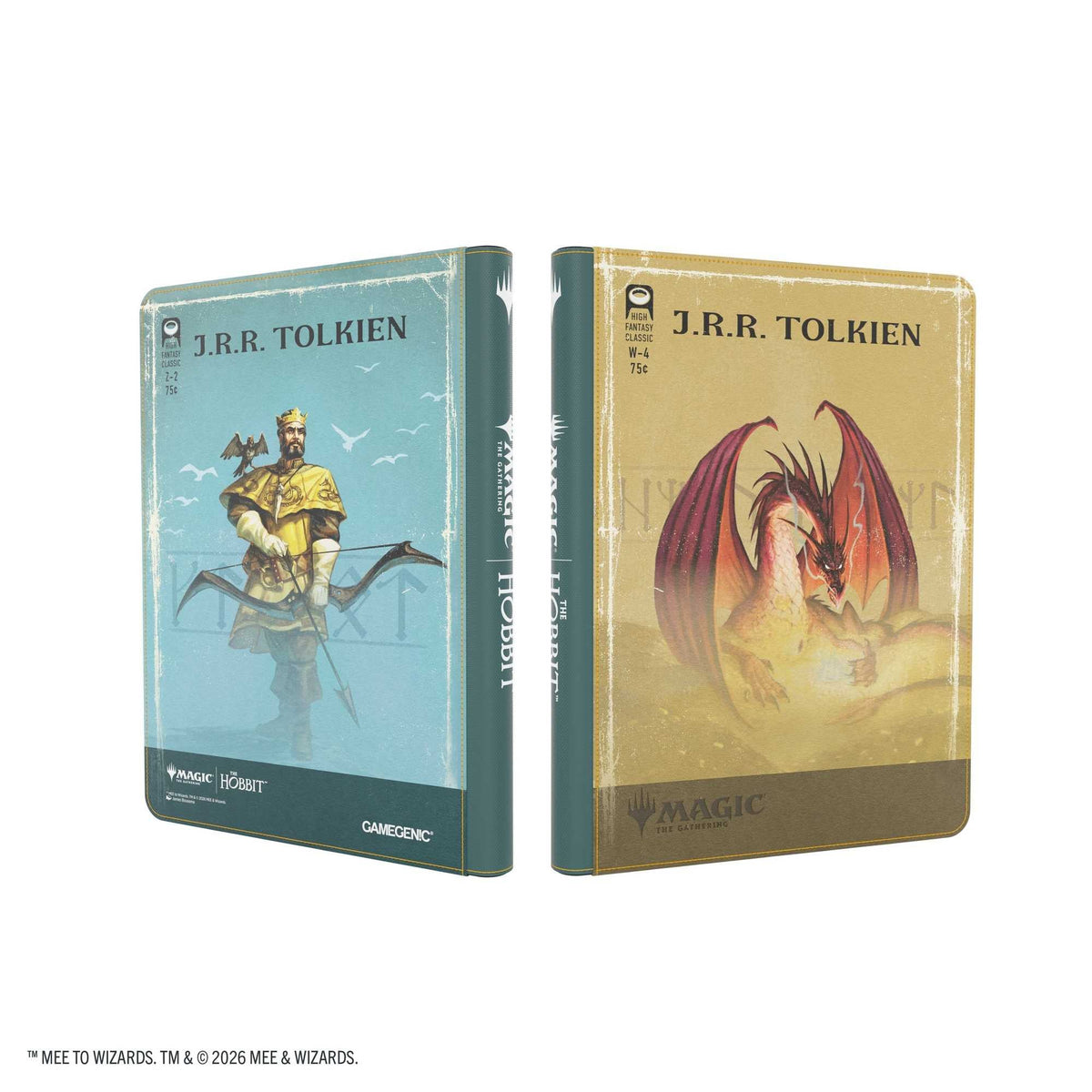 Gamegenic Magic: The Gathering The Hobbit Zip-Up Album 18-Pocket – Gleaming Splendor/The King of Dale