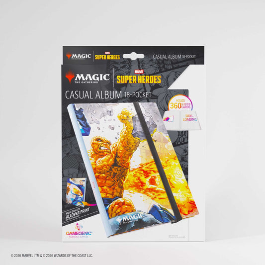 Gamegenic Magic: The Gathering Marvel Super Heroes Casual Album 18-Pocket – The Fantastic Four