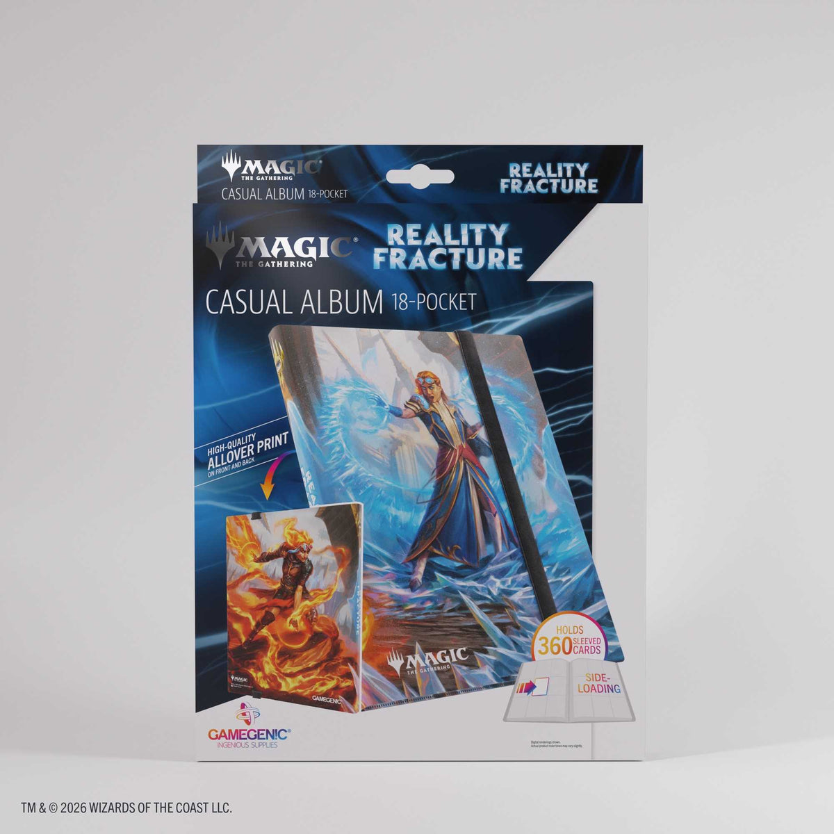 Gamegenic Magic: The Gathering Reality Fracture Casual Album 18-Pocket – Chandra, Chill of Compliance