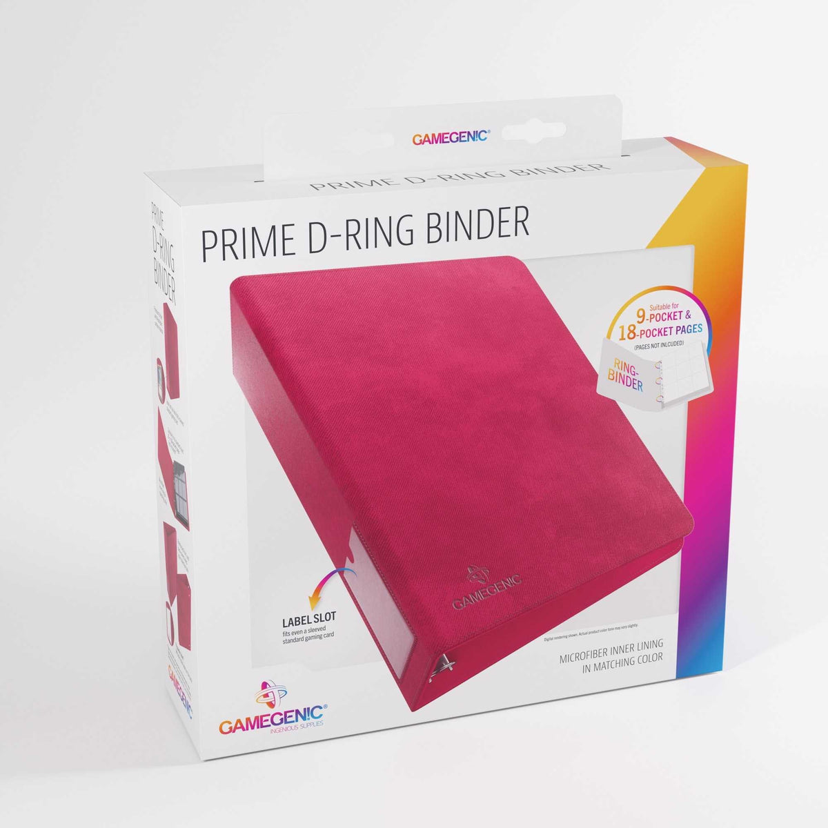 Gamegenic Prime D-Ring Binder - Red