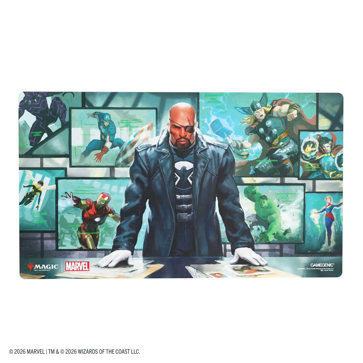 Gamegenic Magic: The Gathering Marvel Super Heroes Prime Playmat - Director Nick Fury