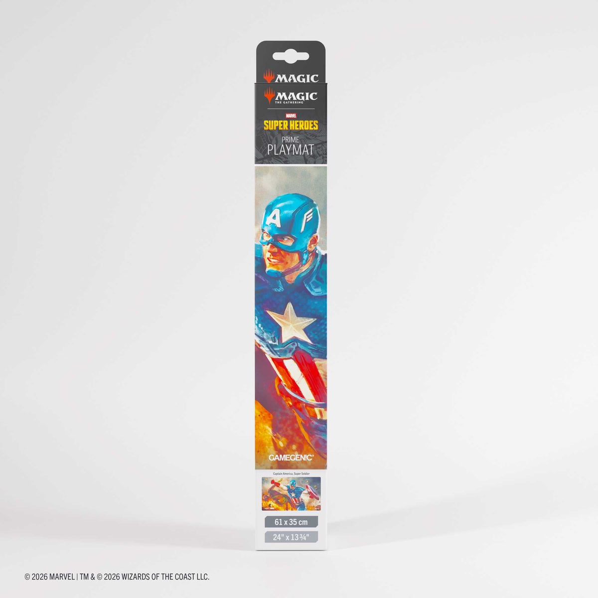 Gamegenic Magic: The Gathering Marvel Super Heroes Prime Playmat - Captain America, Super-Soldier