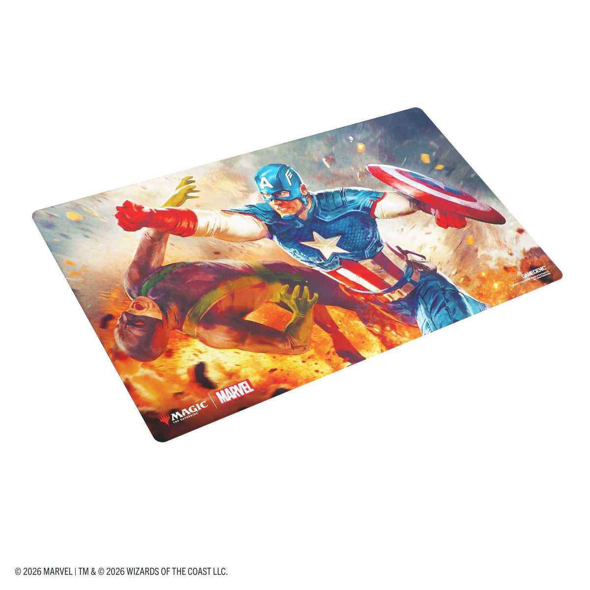 Gamegenic Magic: The Gathering Marvel Super Heroes Prime Playmat - Captain America, Super-Soldier