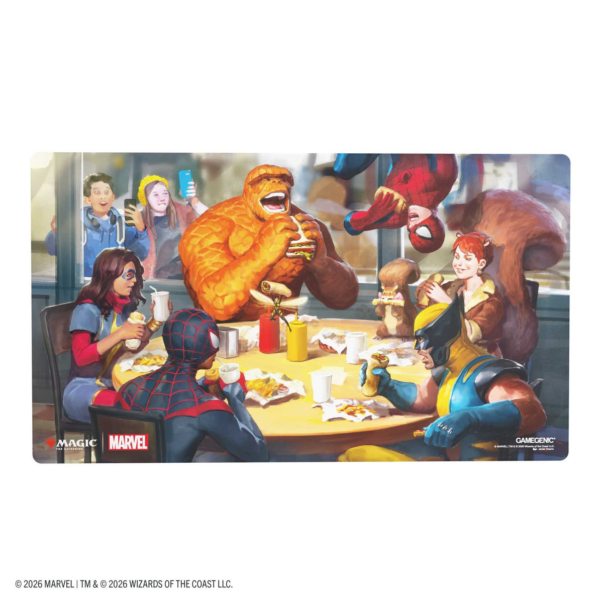 Gamegenic Magic: The Gathering Marvel Super Heroes Prime Playmat – Heroic Feast