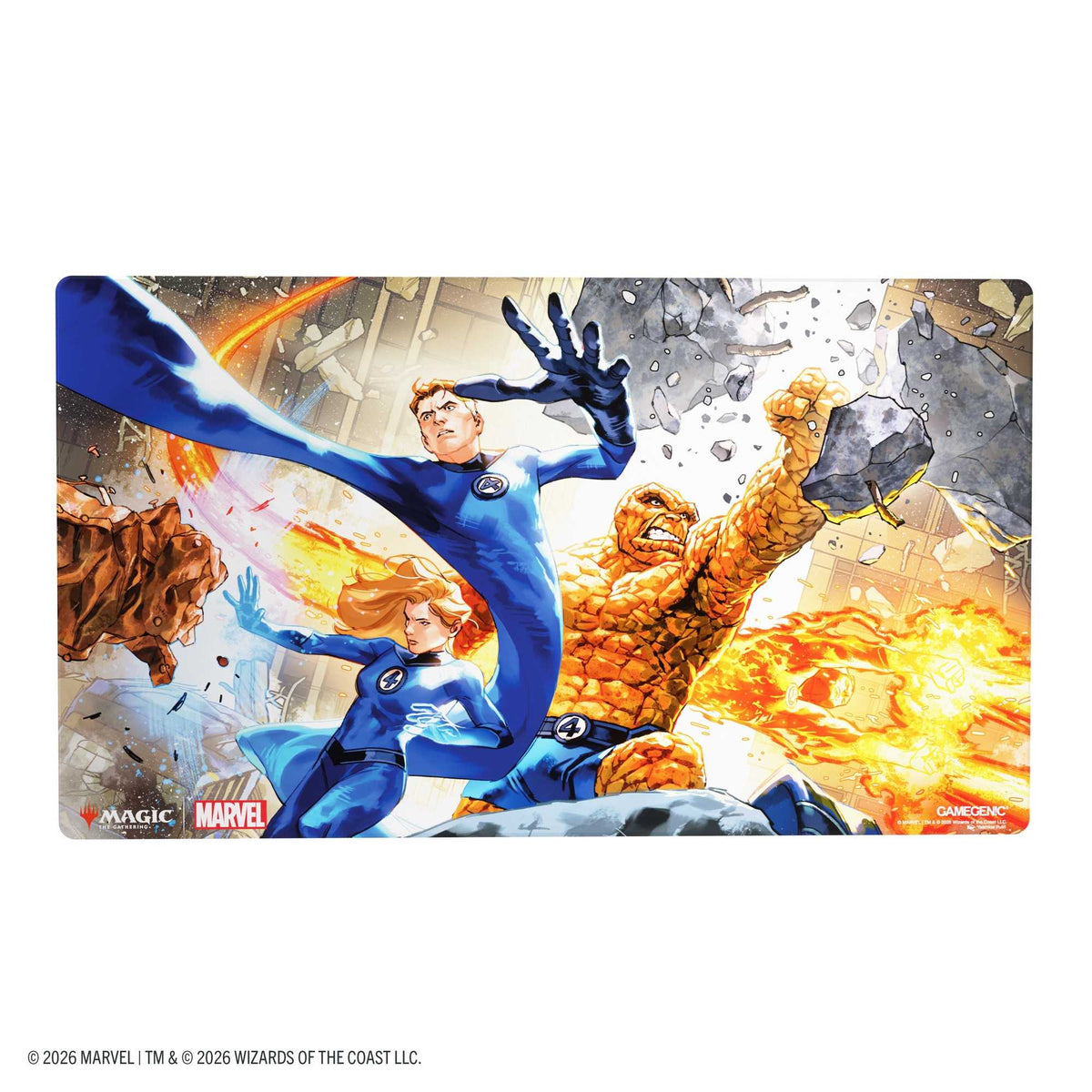 Gamegenic Magic: The Gathering Marvel Super Heroes Shiny Playmat – The Fantastic Four