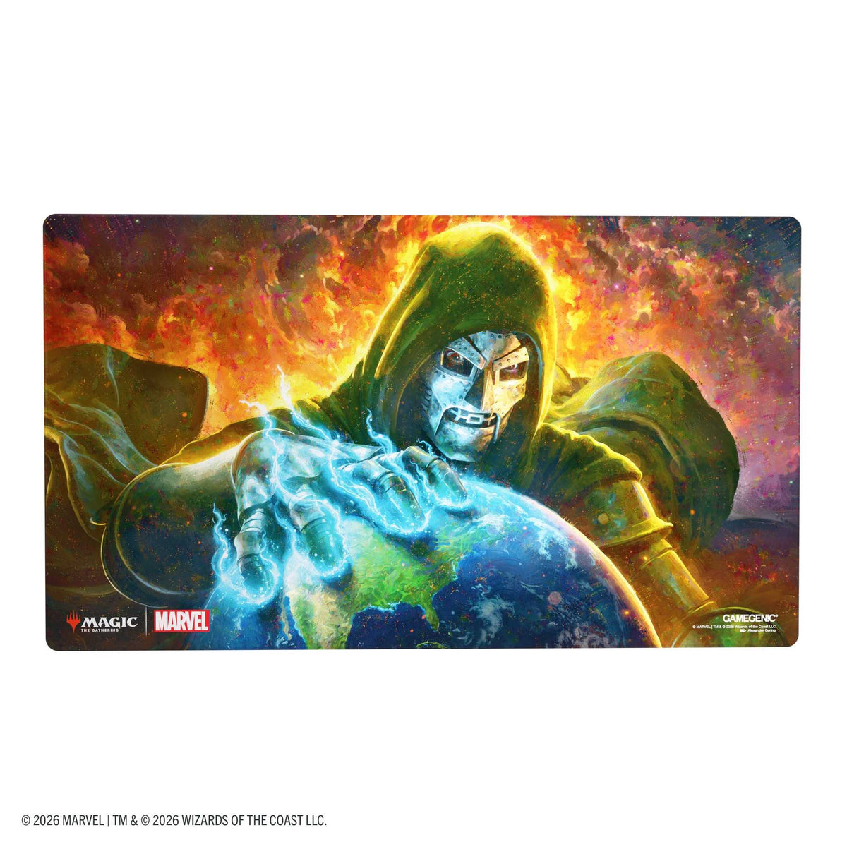 Gamegenic Magic: The Gathering Marvel Super Heroes Shiny Playmat - Doom Reigns Supreme
