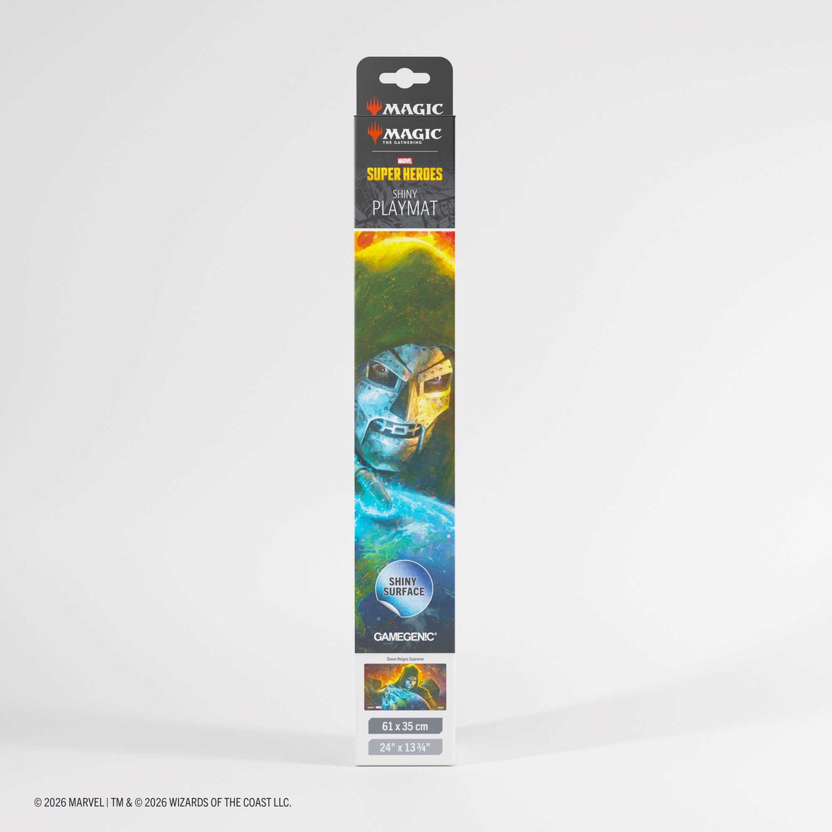 Gamegenic Magic: The Gathering Marvel Super Heroes Shiny Playmat - Doom Reigns Supreme