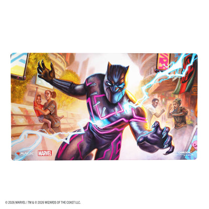 Gamegenic Magic: The Gathering Marvel Super Heroes Shiny Playmat - Striking Black Panther