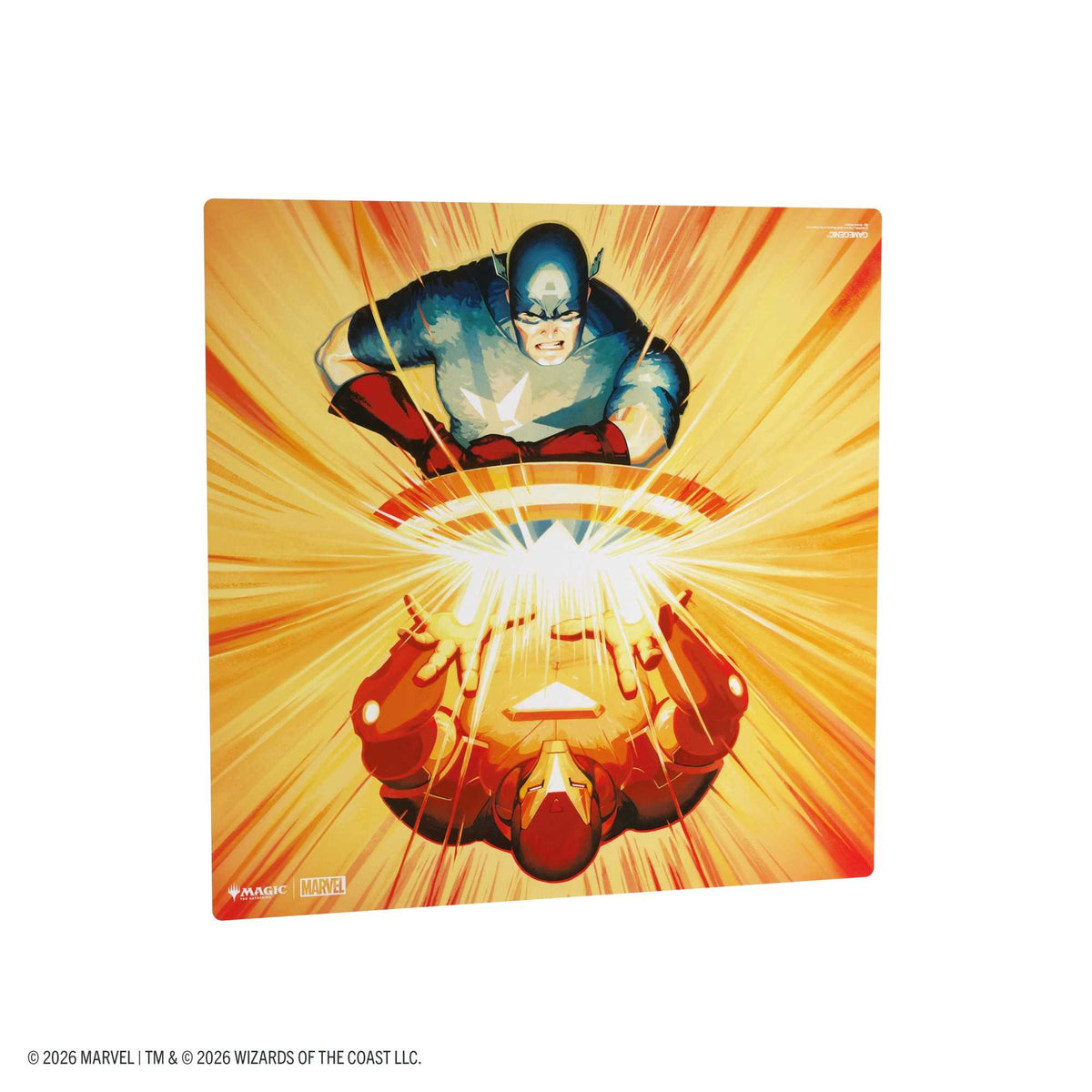 Gamegenic Magic: The Gathering Marvel Super Heroes Prime 2-Player Playmat – Iron Man/Captain America