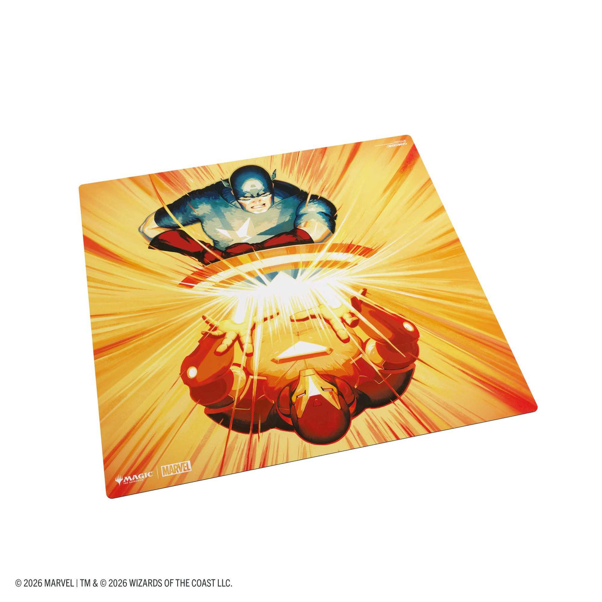 Gamegenic Magic: The Gathering Marvel Super Heroes Prime 2-Player Playmat – Iron Man/Captain America