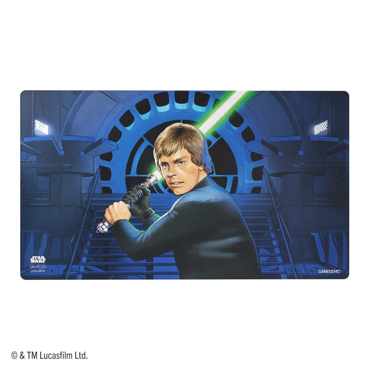 Gamegenic Star Wars: Unlimited Double-Sided Game Mat – Jedi Luke Skywalker & Emperor Palpatine